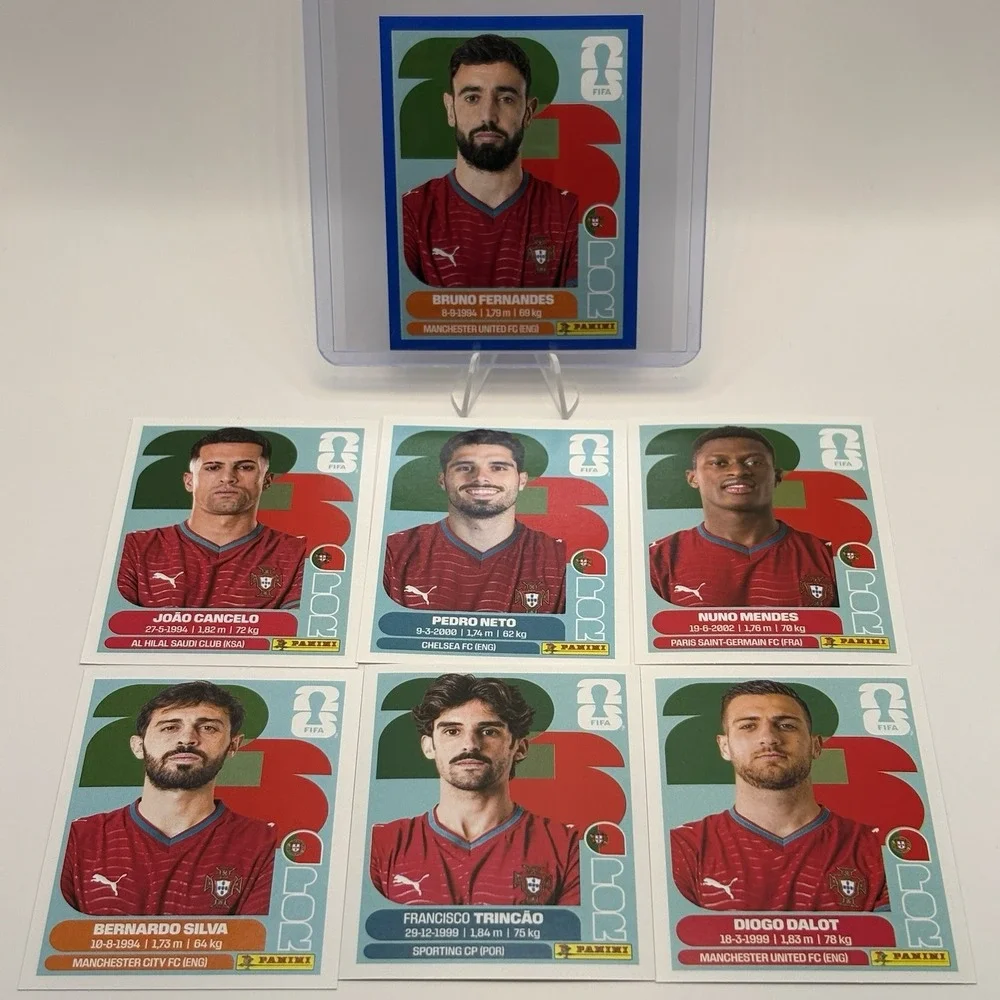 2026 Panini FIFA World Cup Portugal Sticker Lot Bruno Fernandes Bernardo Silva